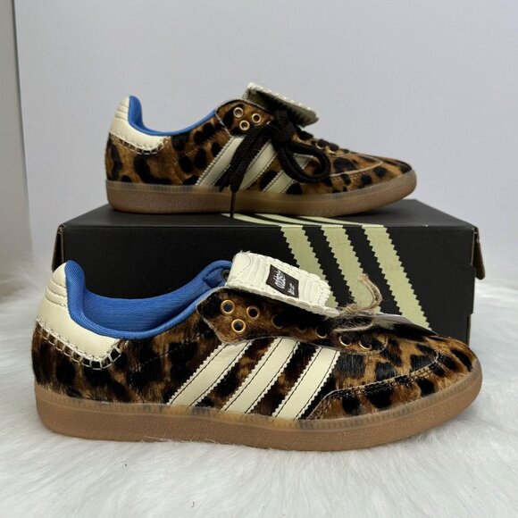 Adidas  Wales Bonner Samba Pony Leopard Print - Picture 4 of 6